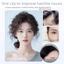 ORDOBOX Clip In Bangs, Kết cấu xoăn Len mỏng Tóc con người Nổ, Đế vô hình Ren Handmade Hairline Hairline Hairline Hairline Baldness