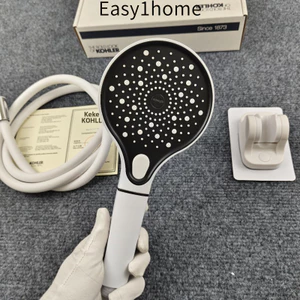 【 KOHLER 】Đầu vòi sen lọc trắng hoàn toàn mới, tăng áp lực, không gây đau, ba chức năng, vòi sen cầm tay gia đình, vòi s