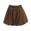Đen Lông Tơ Bud Culottes Nữ 2025 Thiết Kế Eo Cao Quần Ống Rộng Ôm Hơn Nhìn Chữ a Váy 5.12
