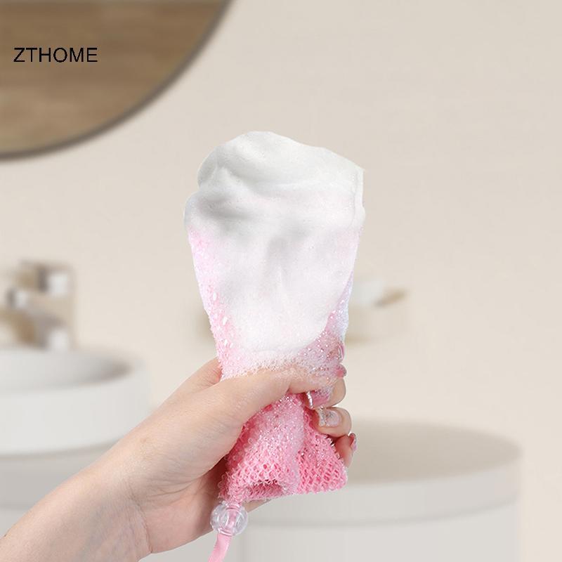 ZTHOME 1 / 5 Chiếc Túi Lưới Tạo Bọt Xà Phòng, Tẩy Tế Bào Chết, Tiết Kiệm Xà Phòng Cho Tắm HOT