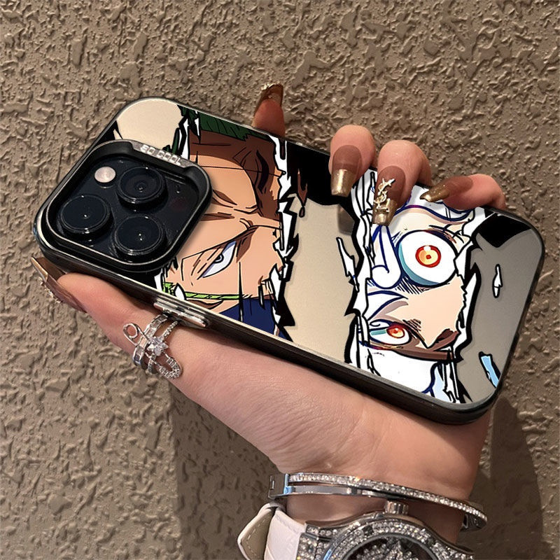 Ốp Lưng iPhone Zoro Anime IMD Cứng Nhám, Siêu Chống Sốc, Bảo Vệ Camera Cấp iPhone 17/16/15/14/13/12/11/X/XS