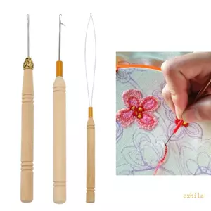Exhila 10 Chiếc Kim Loại Nối Tóc Dụng Cụ Vòng Hạt Thiết Bị Dụng Cụ Kéo Kim