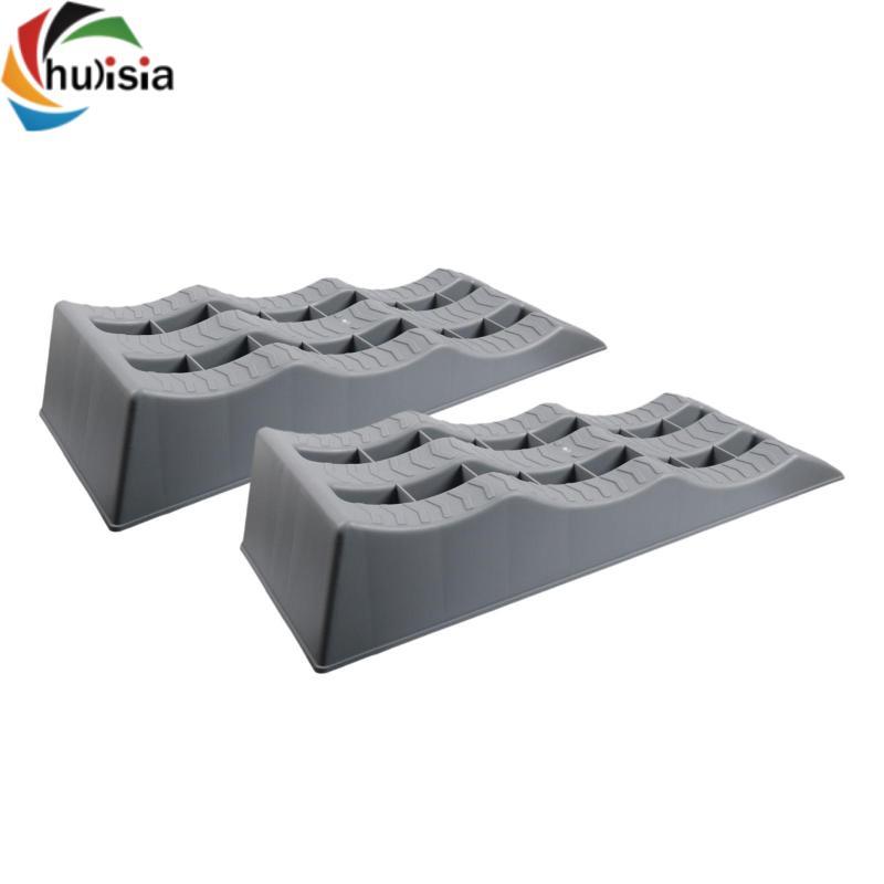 2 Chiếc Đai San Bằng Ô Tô Đa Năng Nâng Cao Chắc Chắn Tự Động Bánh Xe Chocks
