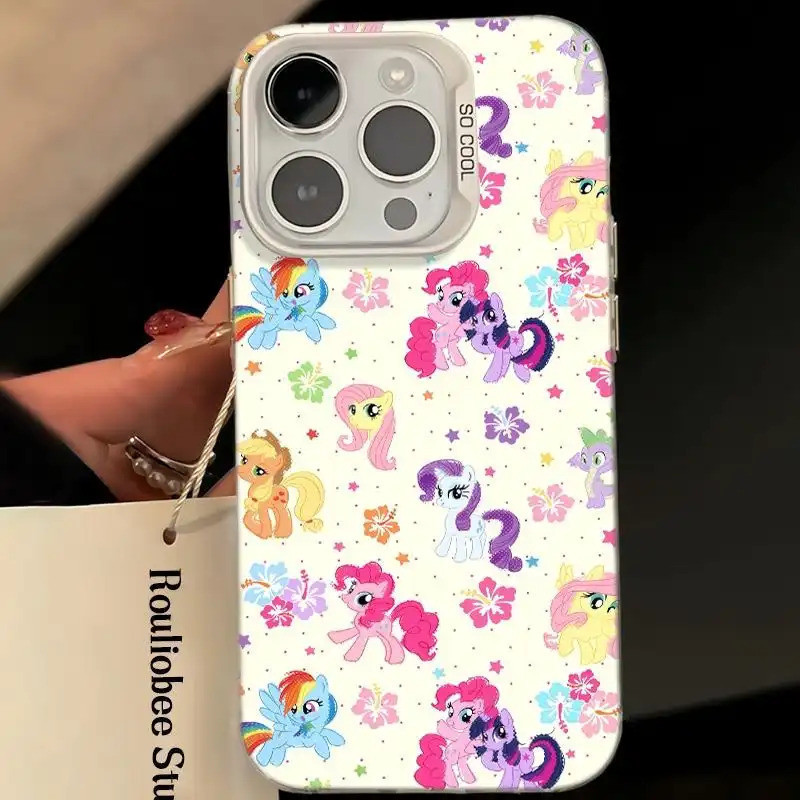 Ốp lưng My Little Pony nhiều màu, chất liệu bền đẹp tốt Bảo Vệ Camera Cấp iPhone 17/16/15/14/13/12/11/X/XS Max