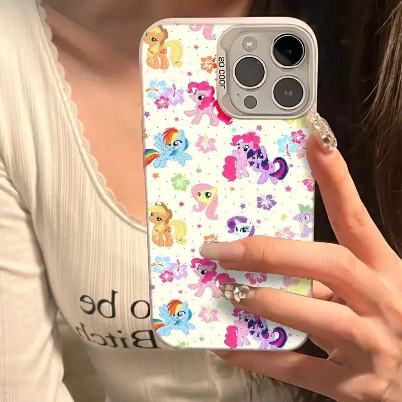 Ốp lưng My Little Pony nhiều màu, chất liệu bền đẹp tốt Bảo Vệ Camera Cấp iPhone 17/16/15/14/13/12/11/X/XS Max