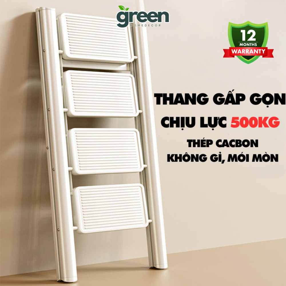 Thang Gấp Gọn Thông Minh HomeMate – Thang Nhôm/Thép Carbon 2–4 Tầng Chịu Tải 150kg An Toàn Cho Gia Đình