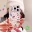 Ốp Điện Thoại Mèo Kitty Dễ Thương Cho Redmi K90 Pro Max K80 K70 K70E K60 K60E K50 Ultra K50i K40 K40S Turbo 5 Max 4 Pro 5G 4G Vỏ Da PU Hoạt Hình Ins Phong Cách 3D Vỏ Mềm