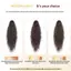 PNPIA- 24 Inch Xoăn Tổng Hợp Đuôi Ngựa Nối Dài Vuốt Vuốt Kẹp Tóc Cho Nữ Qui Phong Cách Sửa Chữa