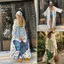 NICOLOO Bikini Cover-Up, Boho Open Front Beach Cover Up, Đầm Maxi dáng rộng in hình con công thời trang dành cho nữ
