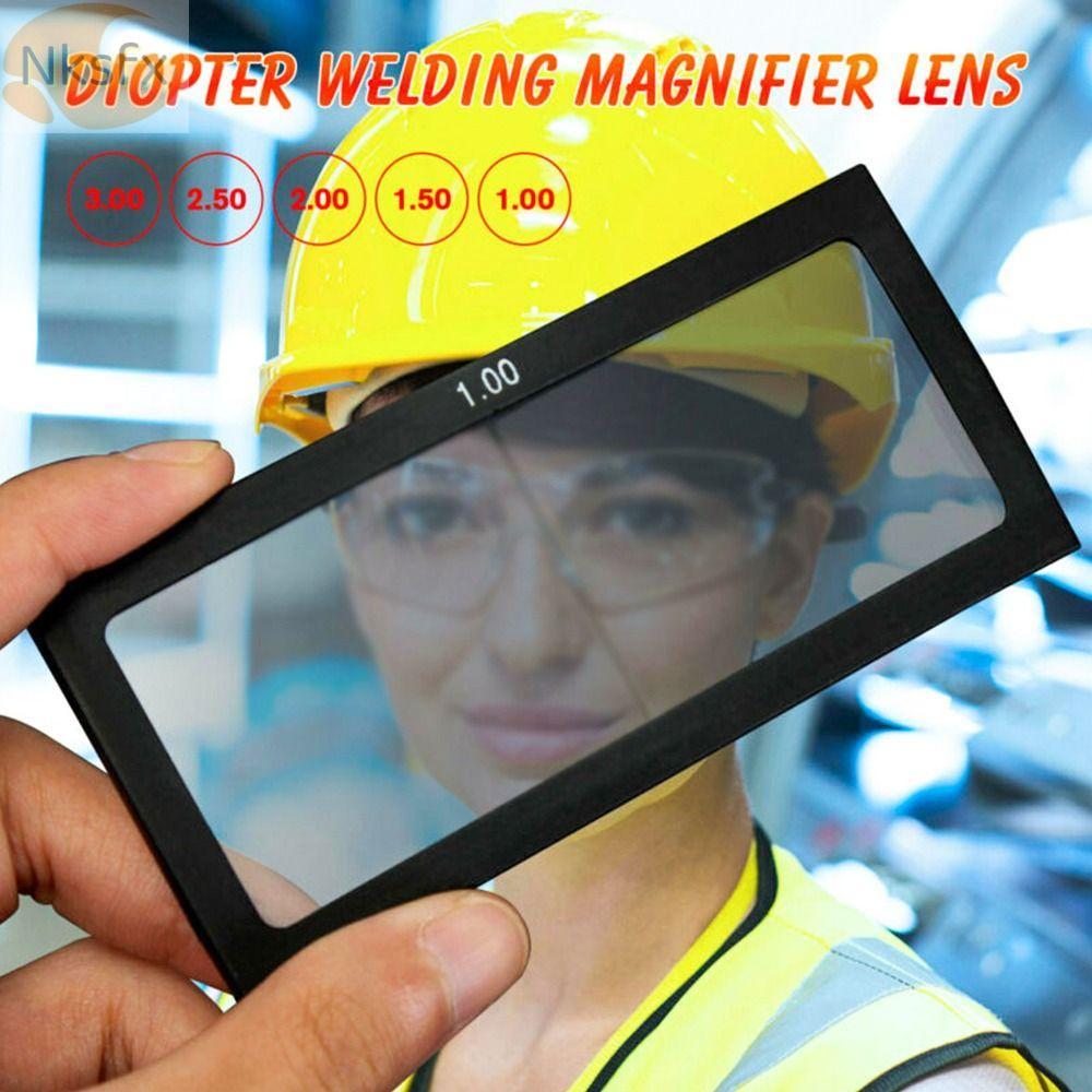 Kính lúp hàn NKSFX Kính bảo vệ mũ bảo hiểm Diopter 0.75-3