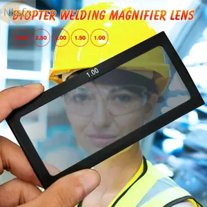 Kính lúp hàn NKSFX Kính bảo vệ mũ bảo hiểm Diopter 0.75-3