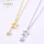 PNPIA- Zircon Ngôi Sao Hợp Kim Nelace Rỗng Thanh Lịch Xương Đòn Dây Chuyền Tính Khí Đơn Giản sel Nelace Màu Bạc Trang Sức Cho Nữ Quà Tặng