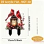 Trang trí cổ phần sân vườn chim ruồi 2D bằng Acrylic ký hiệu trang trí động vật nhỏ (Không phải tượng)