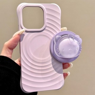 Ốp điện thoại hút từ đầu mèo con dễ thương Dopamine cho iPhone17 16 15 14 13 12 11 Pro Max bảo vệ camera chống sốc chống rơi mặt sau mềm