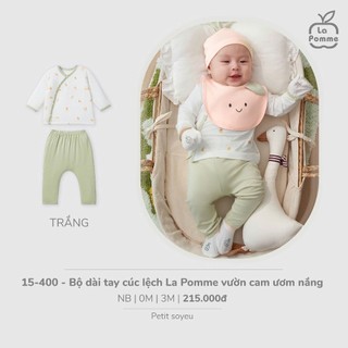 La Pomme SS26.T5.2 set sơ sinh vườn cam ươm nắng
