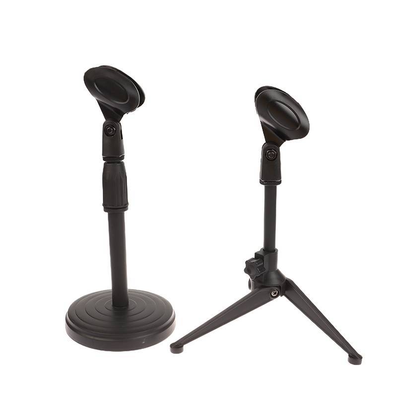 JCSYFAC Có Thể Điều Chỉnh Micro Đứng Để Bàn Chân Máy Mini Di Động Mic Đứng Giá Đỡ Giá Đỡ Braet Nhẹ Cho Trực Tiếp Mới