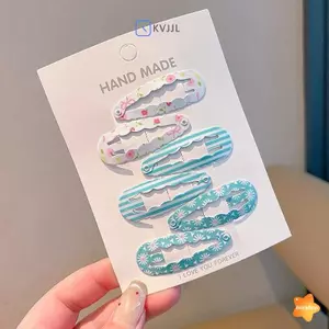 Kẹp Tóc Hàn Quốc Nhiều Màu Sắc Hoa BB Móng Vuốt Ren Ngọt Ngào Cho Bé Gái Trẻ Em Phụ Kiện Tóc Dễ Thương Cho Trang Phục Hàng Ngày Mới