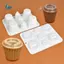 Khuôn Làm Bánh Cà Phê Silicon - Dụng Cụ Làm Bánh Mousse Socola & Món Tráng Miệng Cho Nhà Bếp, Khuôn Silicon