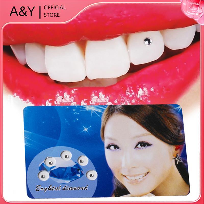 A & Y 5 Cái/Thẻ Đá Pha Lê Kim Cương Trang Trí Răng, Làm Trắng, Phụ Kiện Trang Sức