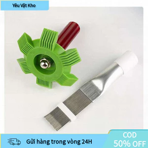 Lược Chải Dàn Điều Hòa Loại Tròn - Chất Liệu Nhựa Carbon Cứng, Bền, Không Làm Hỏng Rãnh Tản Nhiệt