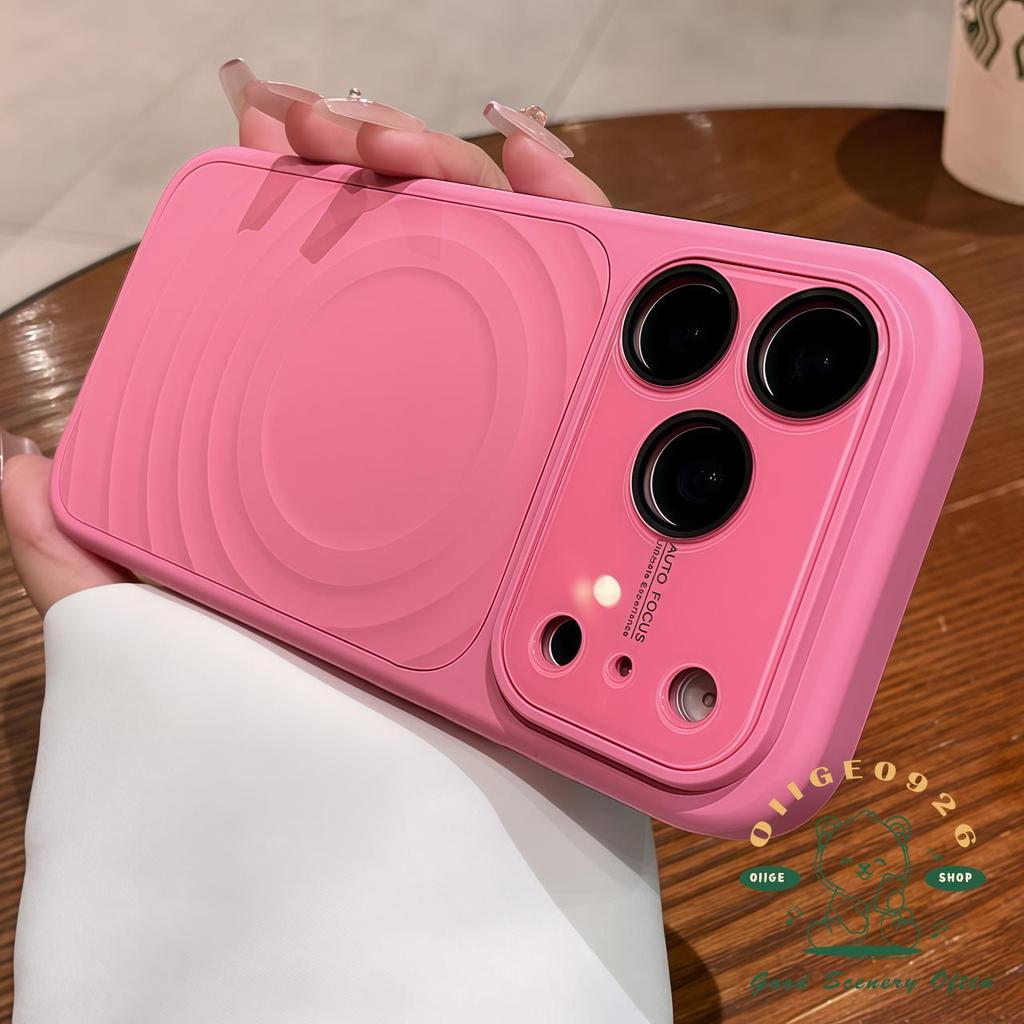 【 Ốp lưng iPhone17 】 Vỏ điện thoại từ tính nhạy cảm với da dạng lỏng túi khí iphone17 Pro Max 16 15 14 13 cho vỏ iPhone Vỏ mềm silicon TPU chống sốc