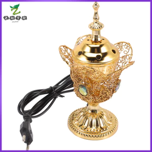 Islmic Censer Điện Trang Trí Điện Tử Hương Liệu Đốt Cho Gia Đình zhenghtr