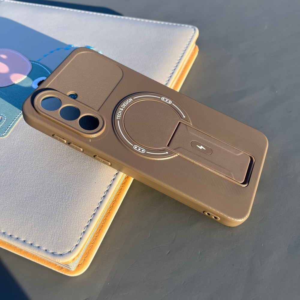 Ốp Điện Thoại Có Chân Đế Thẳng Đứng Cho Samsung Galaxy A56 A55 A54 A52 A36 A35 A26 A25 A17 A16 A15 A07 A06 A05 S25 S24 S23 S22 ULTRA FE PLUS EDGE A14 A13 A12 Từ Tính Chống Sốc
