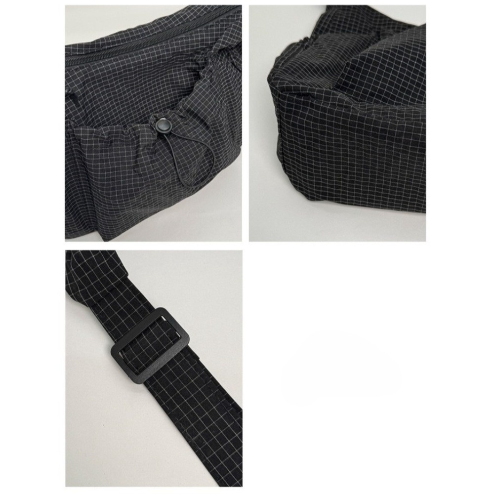 HOBBYIN Túi dây rút HOBBYIN, Túi đeo chéo di động dung tích lớn, Túi đeo vai đa chức năng Nylon dành cho nữ