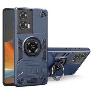Dành Cho Motorola Moto Edge 50 Fusion Ốp điện thoại Nhẫn Đứng Giáp Lưng Cứng Bảo Vệ Hạng Nặng Khung TPU Mềm Chống Sốc Mỏng Bao