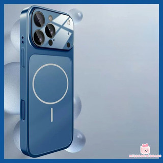 Ốp Lưng Cho Iphone 16 13 15 17 11 14 12 Pro Max Air 13 14 17 12 15 16 Pro Đơn Giản Ngay Lập Tức Thay Đổi Đến 17 Kính Từ Tính Matte Sạc Chống Sốc