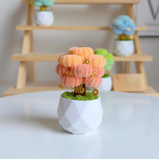[HỎA TỐC HCM] CHARM VÀNG Cây tài lộc NHIỀU MẪU TRANG TRÍ LÀM HOA HANDMADE KẼM NHUNG HOA LEN ANGIHOME