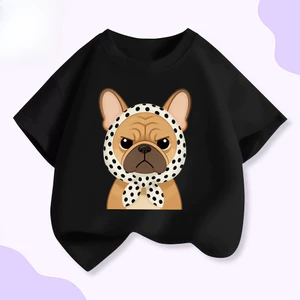 COD (Hồ Chí Minh)DREAMY BABYQuần áo trẻ em Phong cách Hàn Quốc áo tròn cổ trẻ em bằng cotton