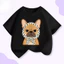 COD (Hồ Chí Minh)DREAMY BABYQuần áo trẻ em Phong cách Hàn Quốc áo tròn cổ trẻ em bằng cotton