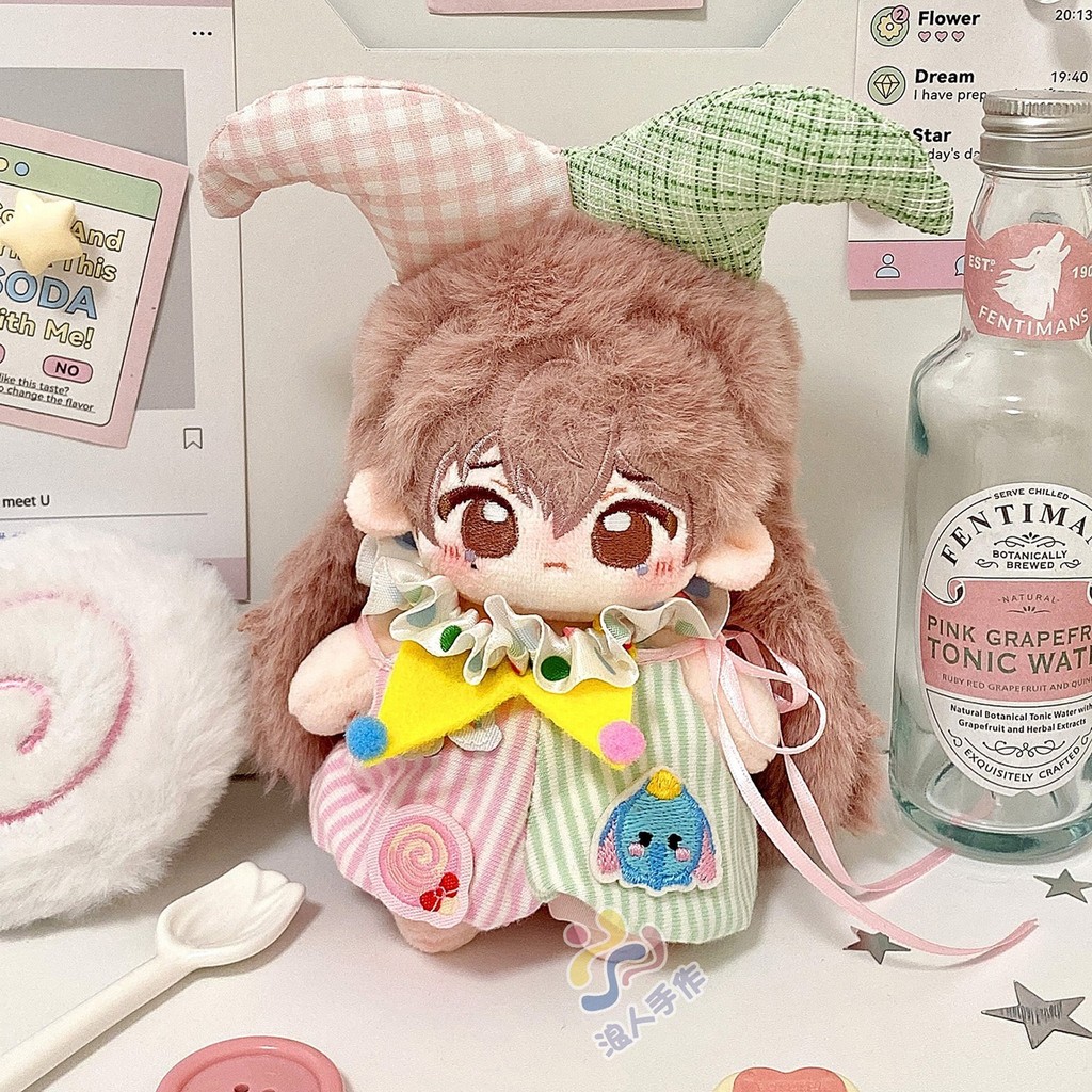 10Cm Quần Áo Cho Bé 10Cm Sao Biển Thường Cơ Thể Cotton Búp Bê Quần Áo Labububu Thế Hệ 12 Xiếc Chú Hề Quần Áo 4.3