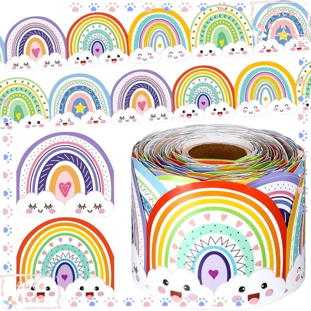 Giấy viền, Giấy dán tường bảng phấn tự dính, Nhãn dán viền viền 7cm DIY Thủ công thủ công TPKSF98