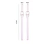Hoạt Hình Dingdang Mèo Hình Ống Hút Thủy Tinh Màu Sáng Tạo Cao Borosilicate Thủy Tinh Chịu Nhiệt Uống Ống Hút Thẳng RJ21