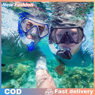 Kính bơi Tempered Glass người lớn nước thiết bị thể thao lặn Scuba lặn mặt nạ trong suốt Kính khung lớn