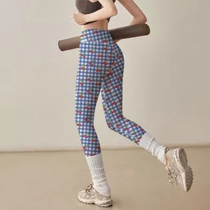 Quần Yoga Pilates In Hình Nữ Mặc Ngoài Hông Nâng Bụng Quần Tập Skinny St