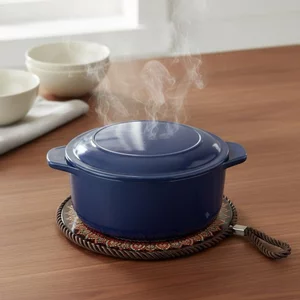 Trivet gốm chống bỏng Dễ dàng làm sạch nồi gốm Thảm treo vòng cho quán trà