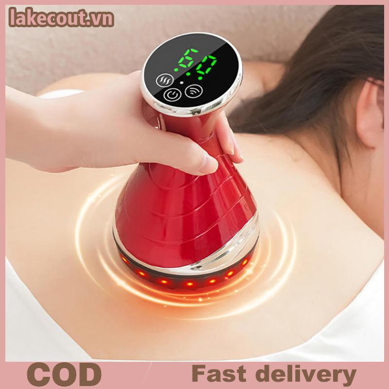 Lưới Điện Kinh Tuyến Bàn Chải Chống Cellulite Gua Sha Máy Mát Xa Toàn Thân Rung Microcurrent Nén Nóng Cạo Lymphatic Thoát Nước Chăm Sóc Linh cẩu