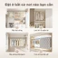 𝐅𝐔𝐑𝐍𝐈𝐒𝐇 𝐅𝐈𝐄𝐒𝐓𝐀 Thanh Treo Quần Áo Không Khoan Tường Thanh Treo Đồ Chất Liệu Inox Có Thể Điểu Chỉnh Được chắc chắn