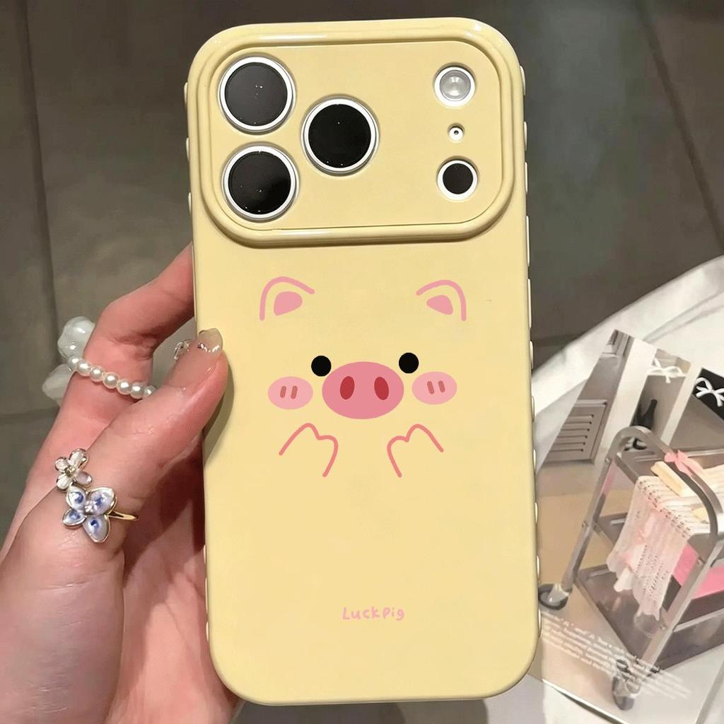 Lợn con Đối với iPhone 1715 Case 16P New 1413 Soft Case 16 Dễ thương XR Hàng ngày 17p