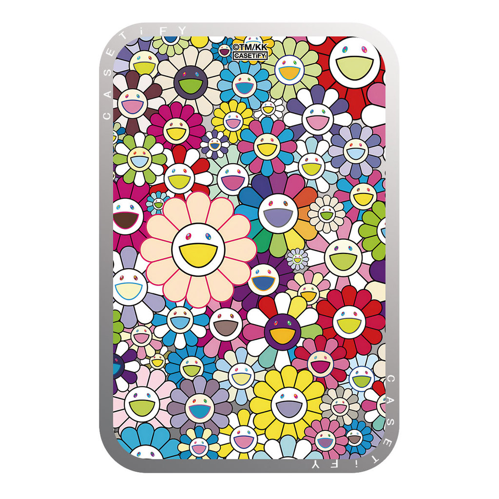 TAKASHI MURAKAMI x CASECASE: BLOOM SnappyTM Gương đứng chủ thẻ Tương thích từ tính
