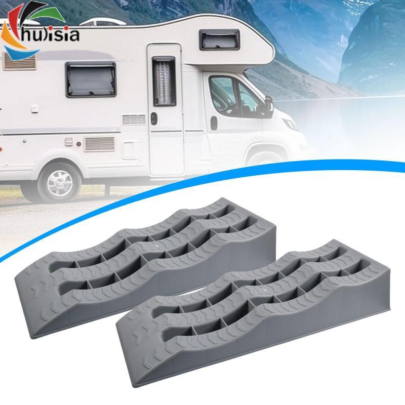2 Chiếc Đai San Bằng Ô Tô Đa Năng Nâng Cao Chắc Chắn Tự Động Bánh Xe Chocks