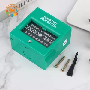 Công tắc nhả cửa khẩn cấp báo cháy CANAMEK với phụ kiện nút thoát kính cho hệ thống an toàn an toàn khách sạn CSF