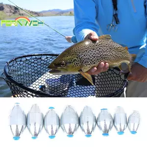 20 Cái / lốc Hợp Kim Thép Carbon Rỗng Olive Câu Cá 3g / 4g / 5g / 6g / 7g / 8g / 9g / 10g Trọng Lượng Câu Cá Phụ Kiện Câu Cá [MỚI]