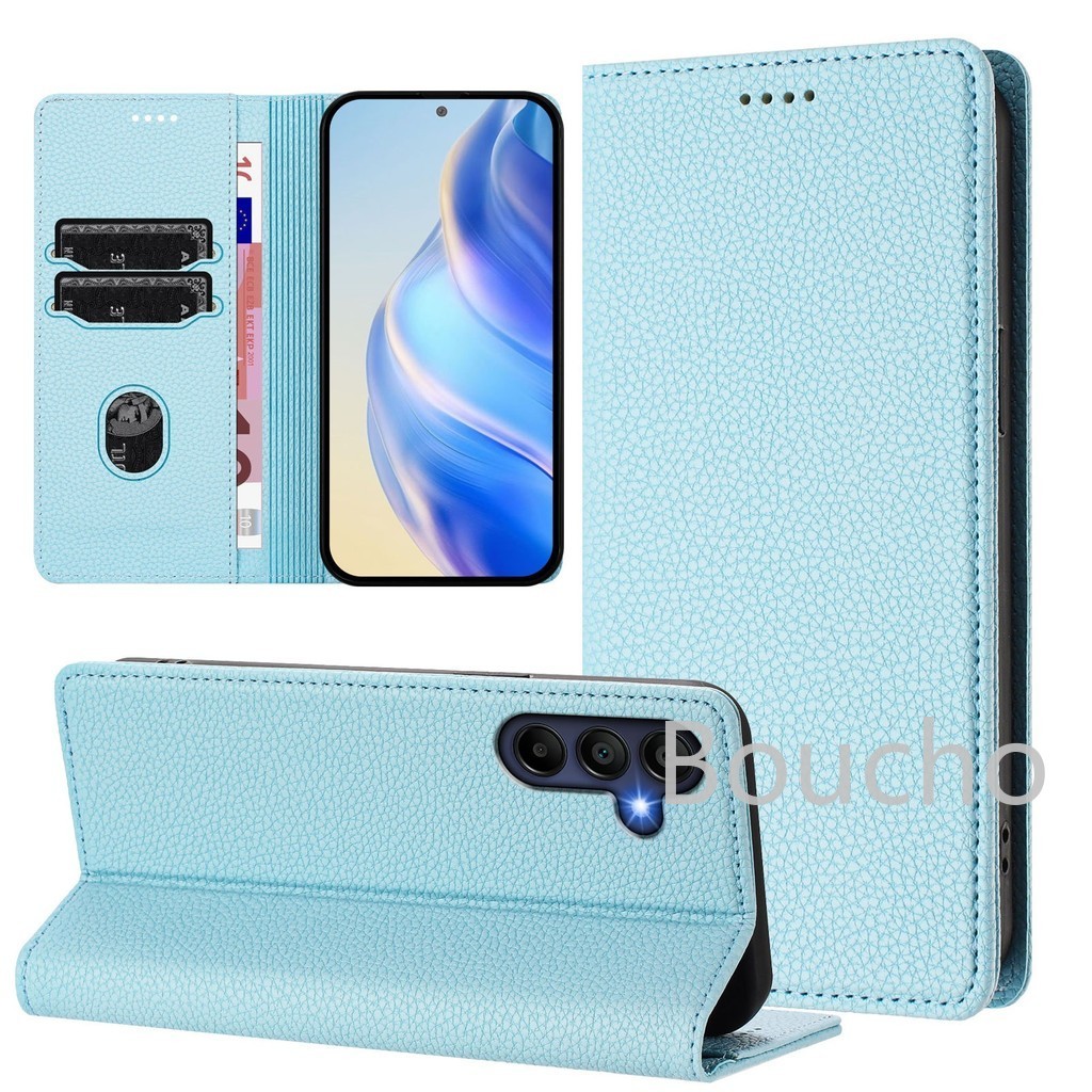 Ốp Lưng Cho Infinix Smart 10 Plus 9 8 7 6 HD Zero 40 30 20 5G 2023 4G 5G Ví Da Lychee Từ Lật Mềm Vỏ Điện Thoại Có Khe Cắm Thẻ