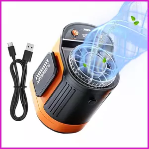 Quạt Thắt Lưng Di Động 5 Tốc Độ 3600mAh Sạc Luồng Không Khí Mạnh Có Thể Đeo Được Di Động Áo Sơ Mi Thắt Lưng Quạt Cá Nhân Cho lyuvn