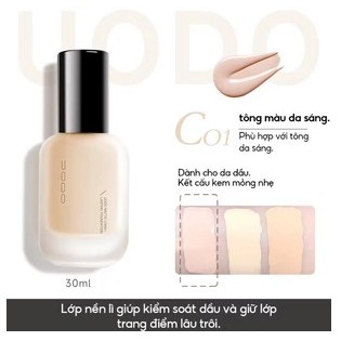 UODO Foundation Makeup – Lâu Trôi, Phù Hợp Trang Điểm Hằng Ngày