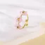Nhẫn Hoa JVSUB, Nhẫn Mở Hoa Bằng Thép Không Gỉ Có Thể Điều Chỉnh, Thời Trang Nhiều Màu Sắc Pháp Niche Thiết Kế Nhẫn Hoa Thanh Lịch Cho Nữ Bé Gái